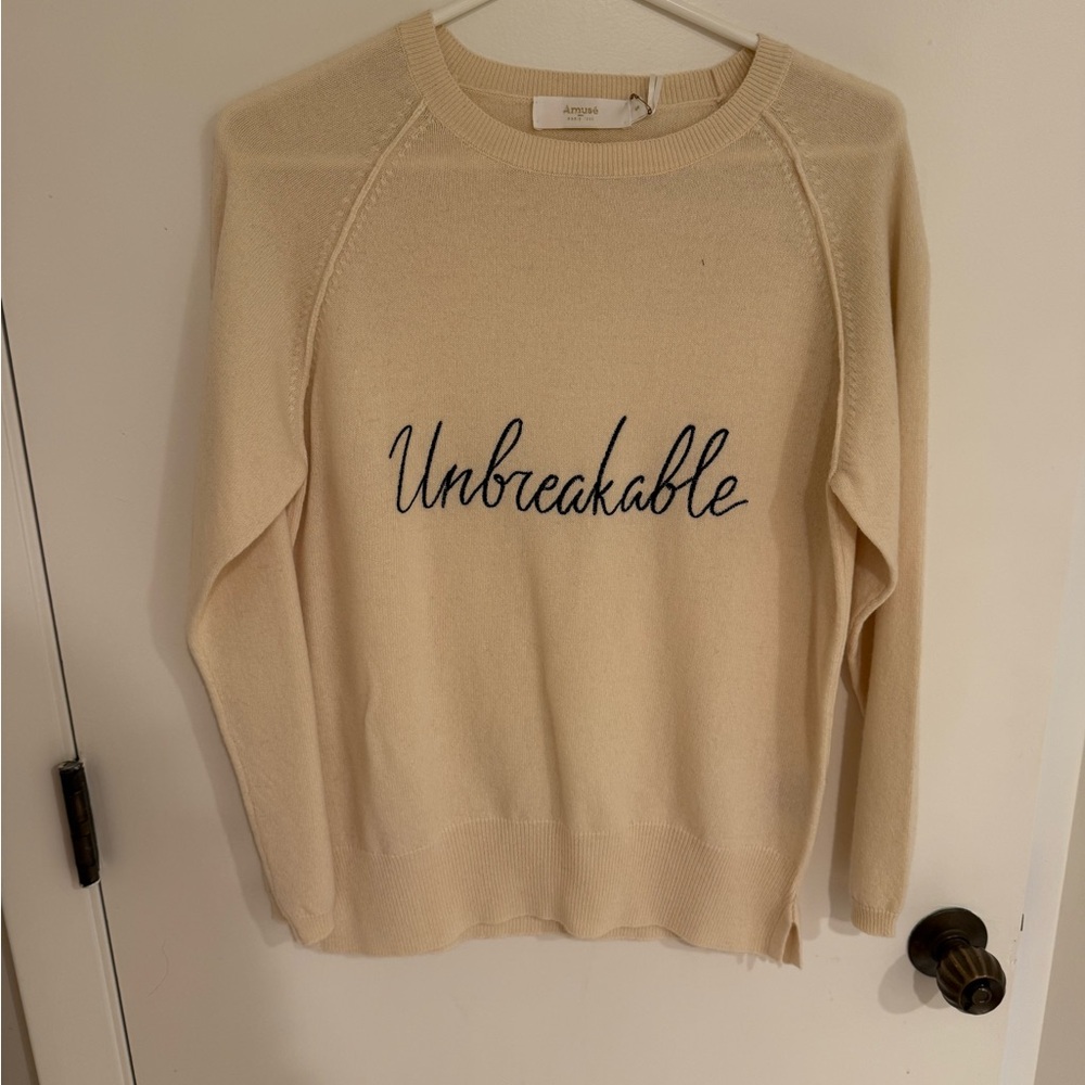 Cream 'Unbreakable' Sweater